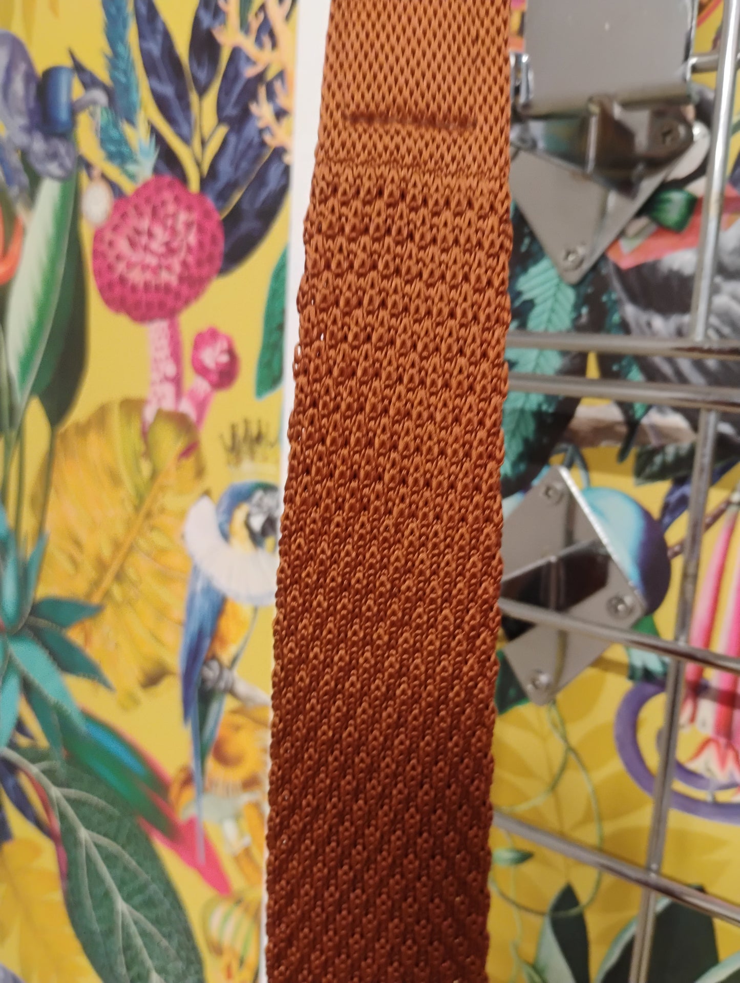 Knitted Rust tie