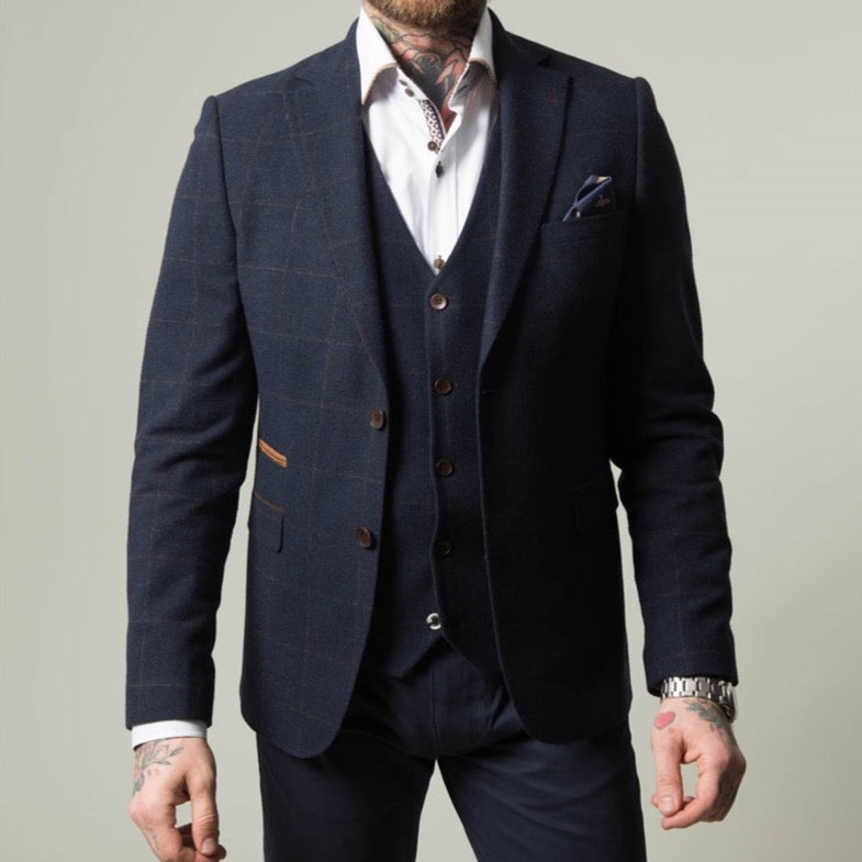 Fratelli Windowpane Waistcoat