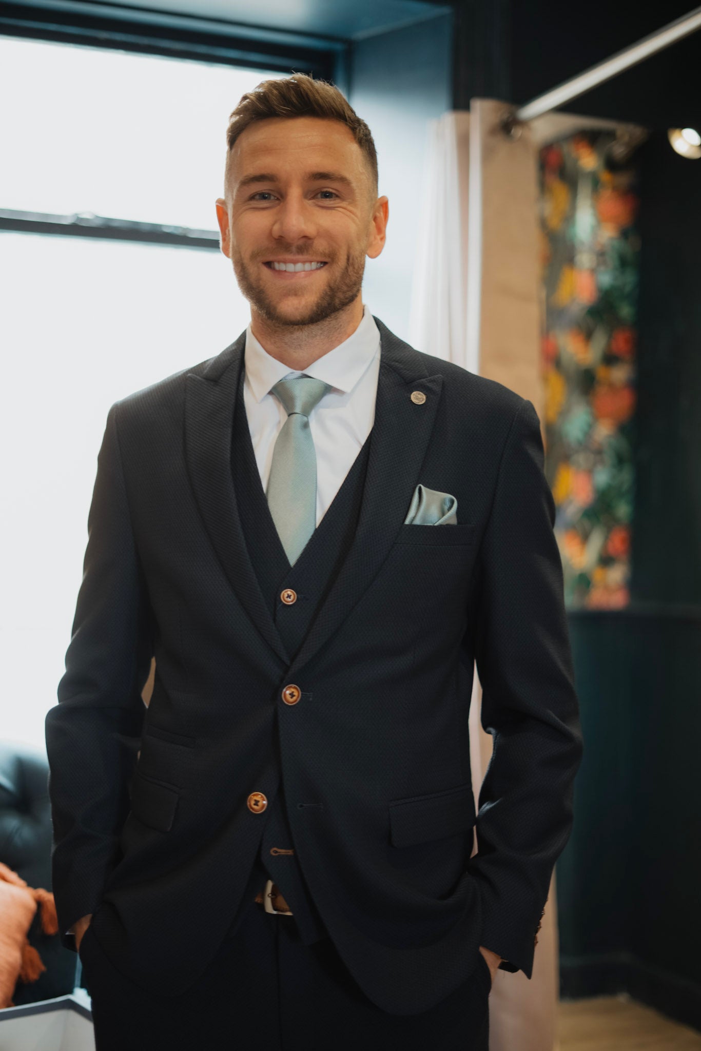 Marc Darcy Max Navy 3 Piece Suit