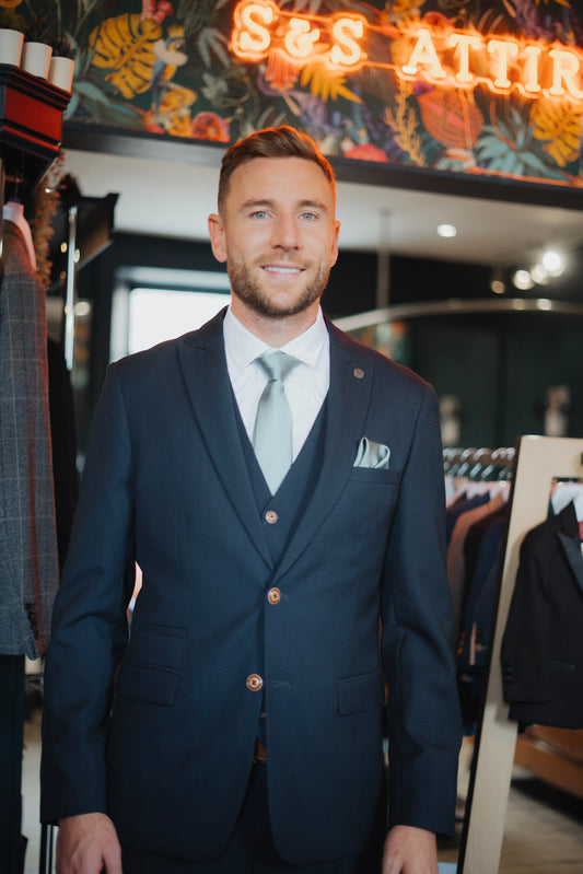 Marc Darcy Max Navy 3 Piece Suit