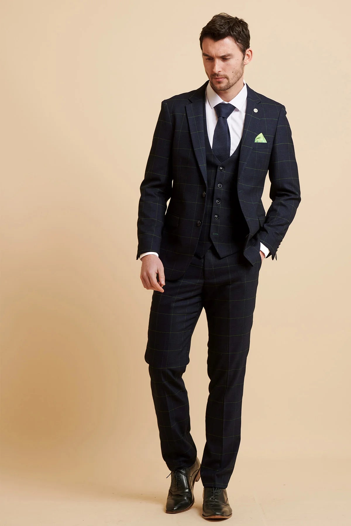 Marc Darcy Edinson Navy Green Jacket