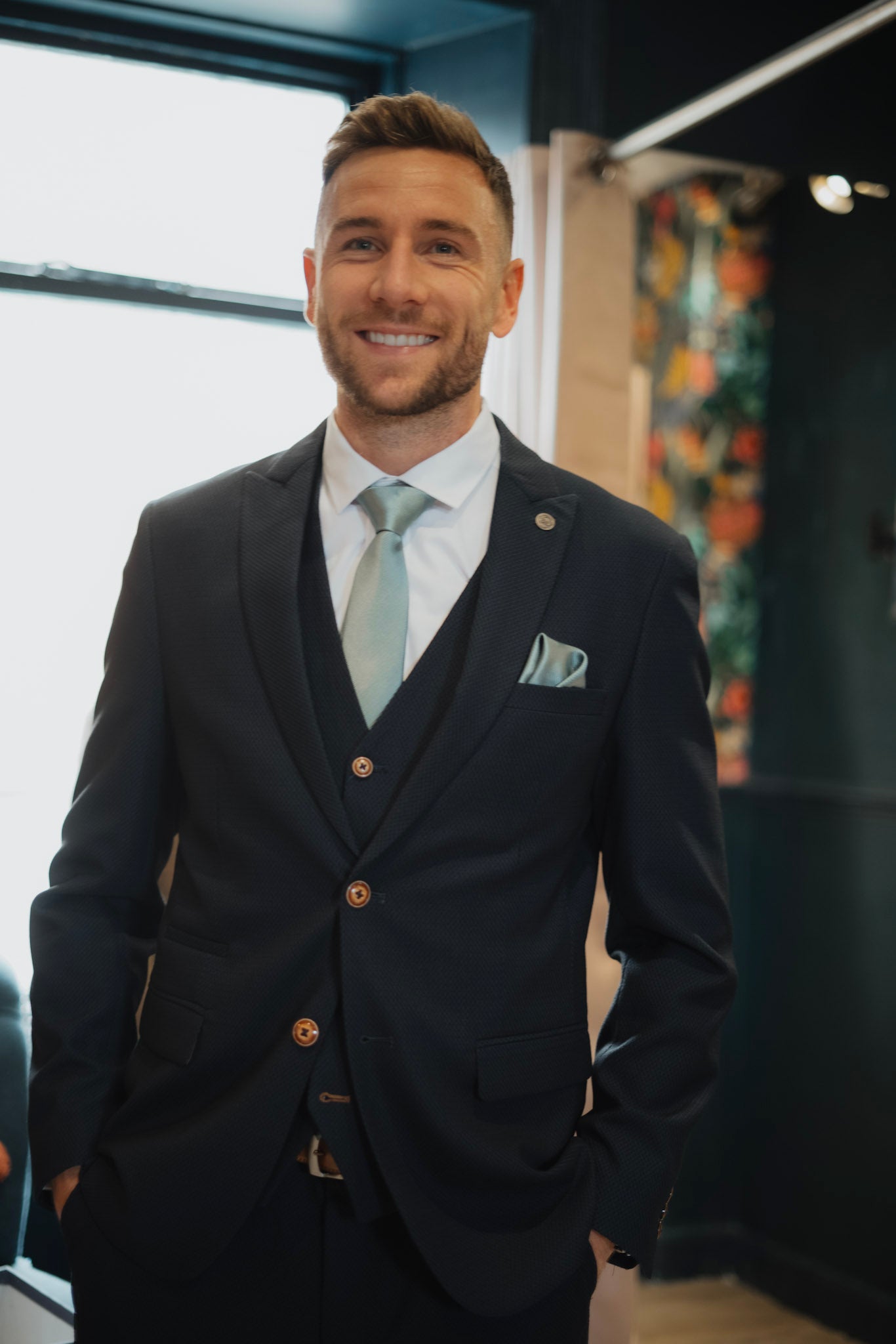 Marc Darcy Max Navy 3 Piece Suit