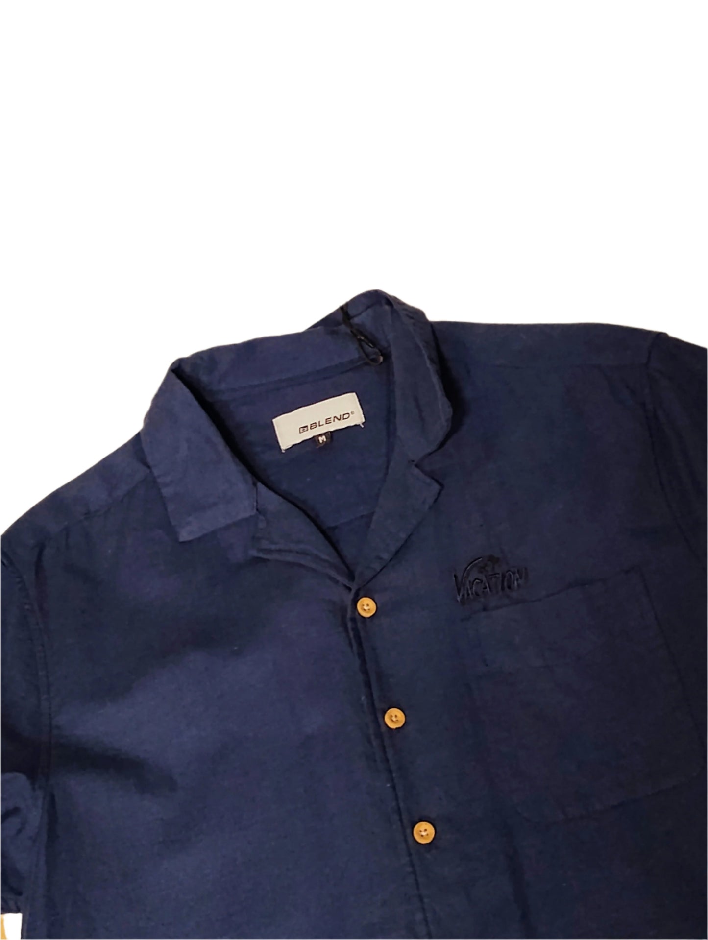Blend Short Sleeve Vacation shirt in Navy
