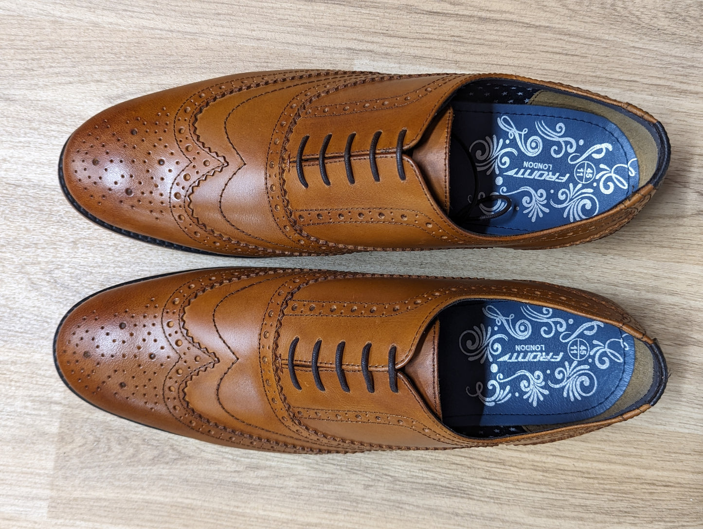 Front Diego Tan Shoes