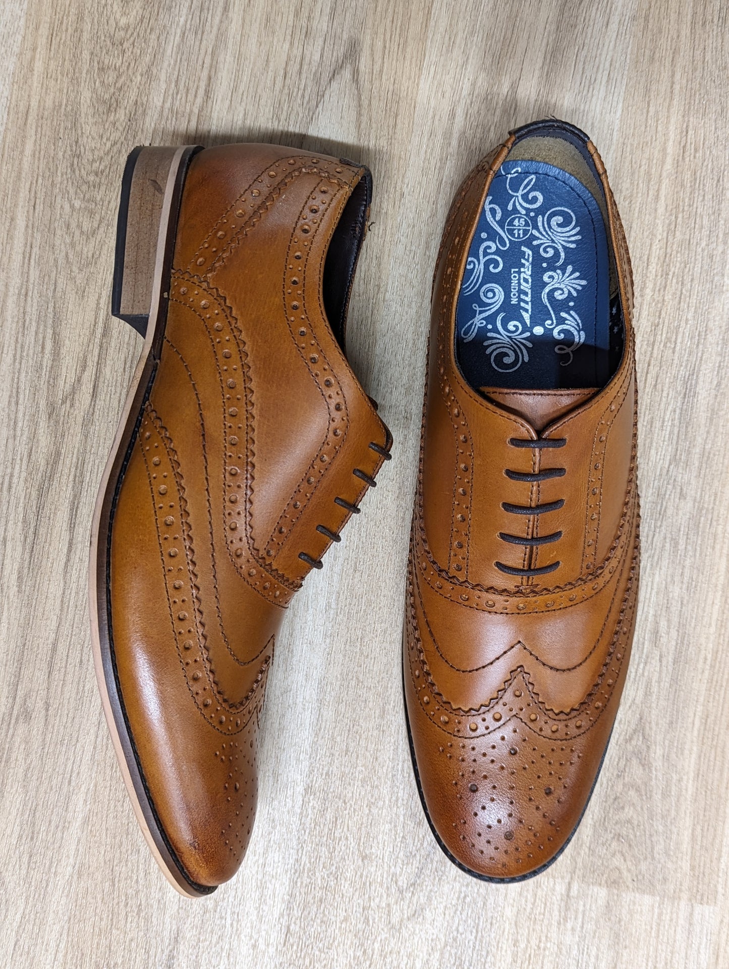 Front Diego Tan Shoes