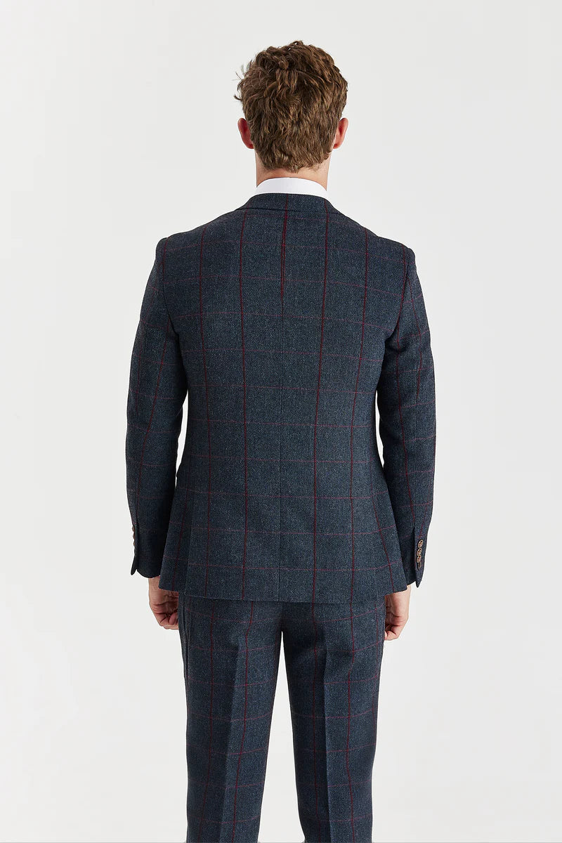 Paul Andrew - Madrid Navy Tweed Jacket