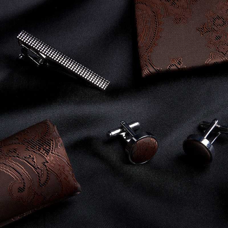 Paul Andrew Brown Paisley Tie set