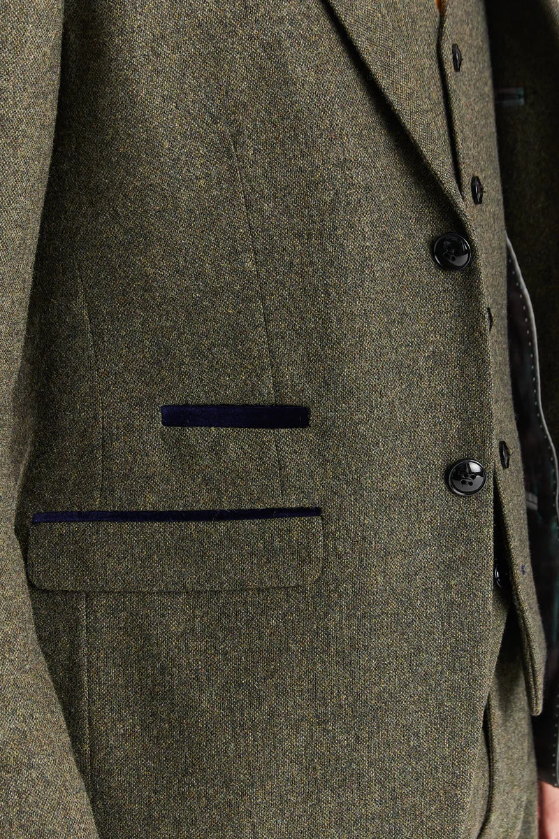 Paul Andrew - Oscar Green Tweed Jacket