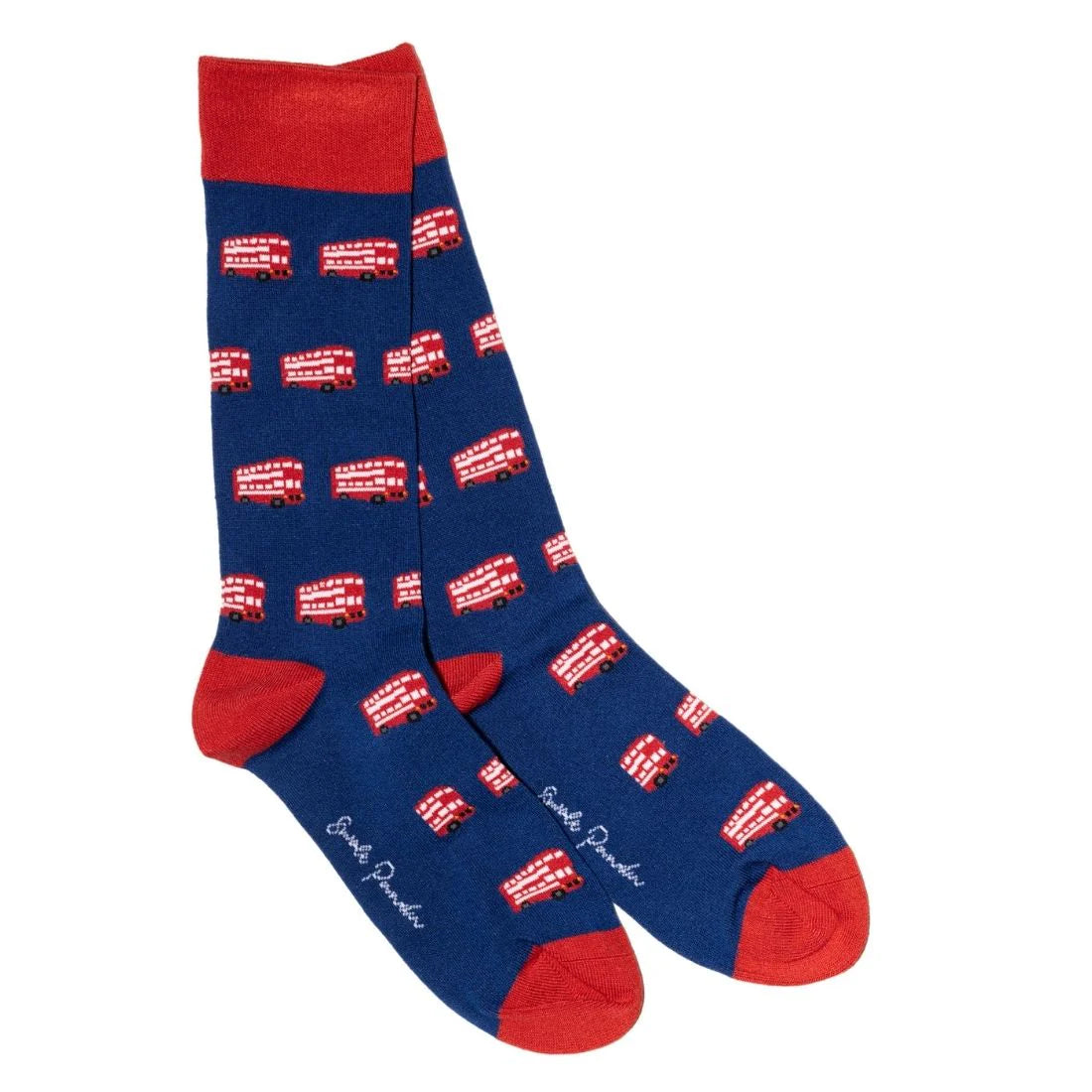 Swole Panda London Bus Socks