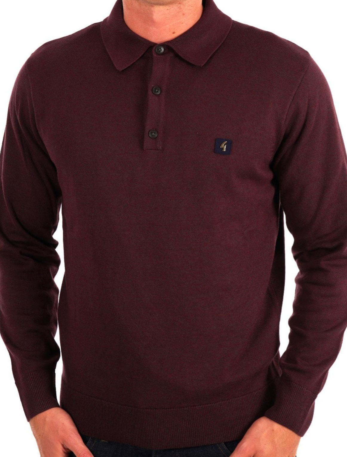 Gabicci Francesco Long Sleeve Polo Port