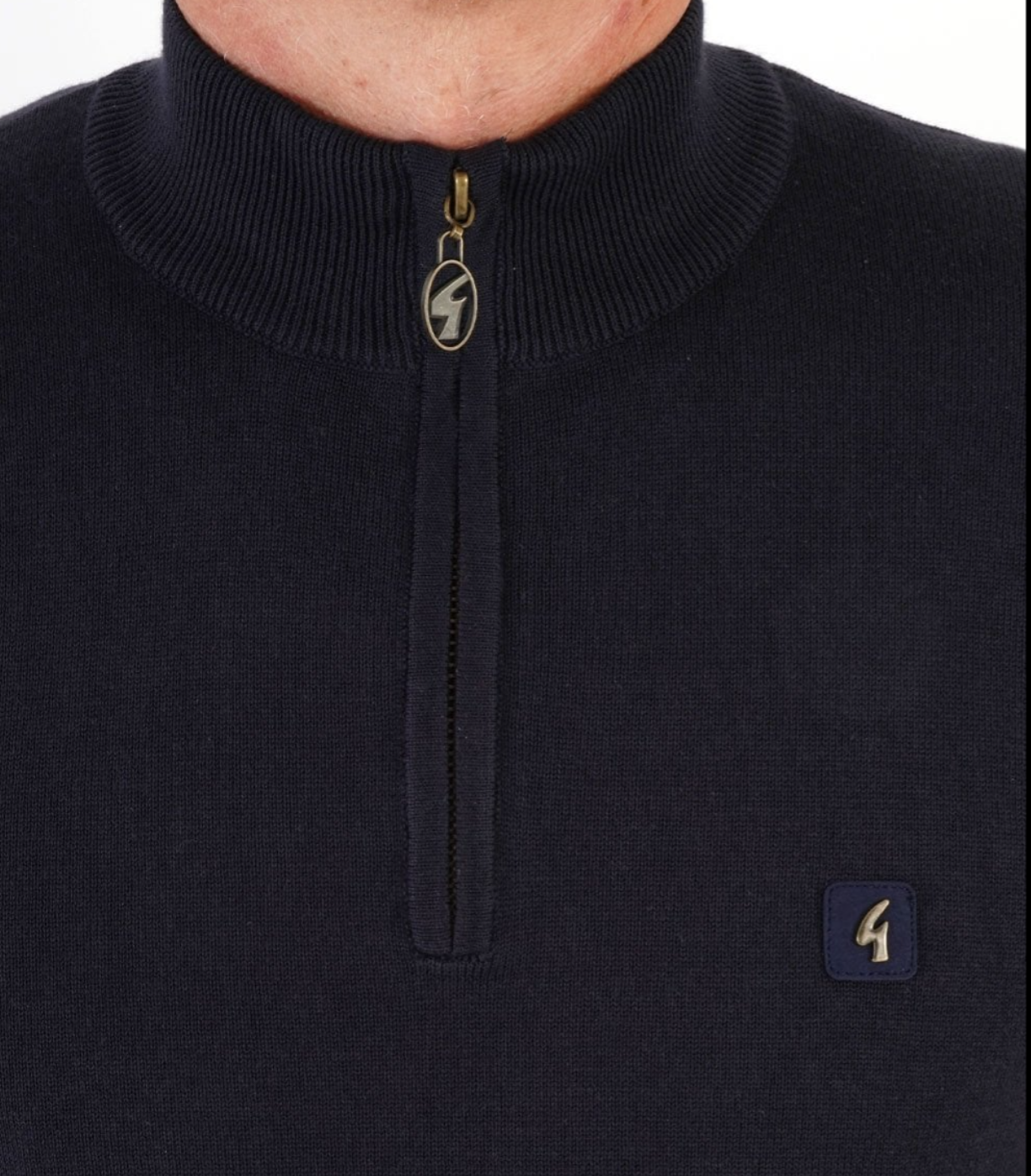 Gabicci Naxton Zip Long Sleeve Navy