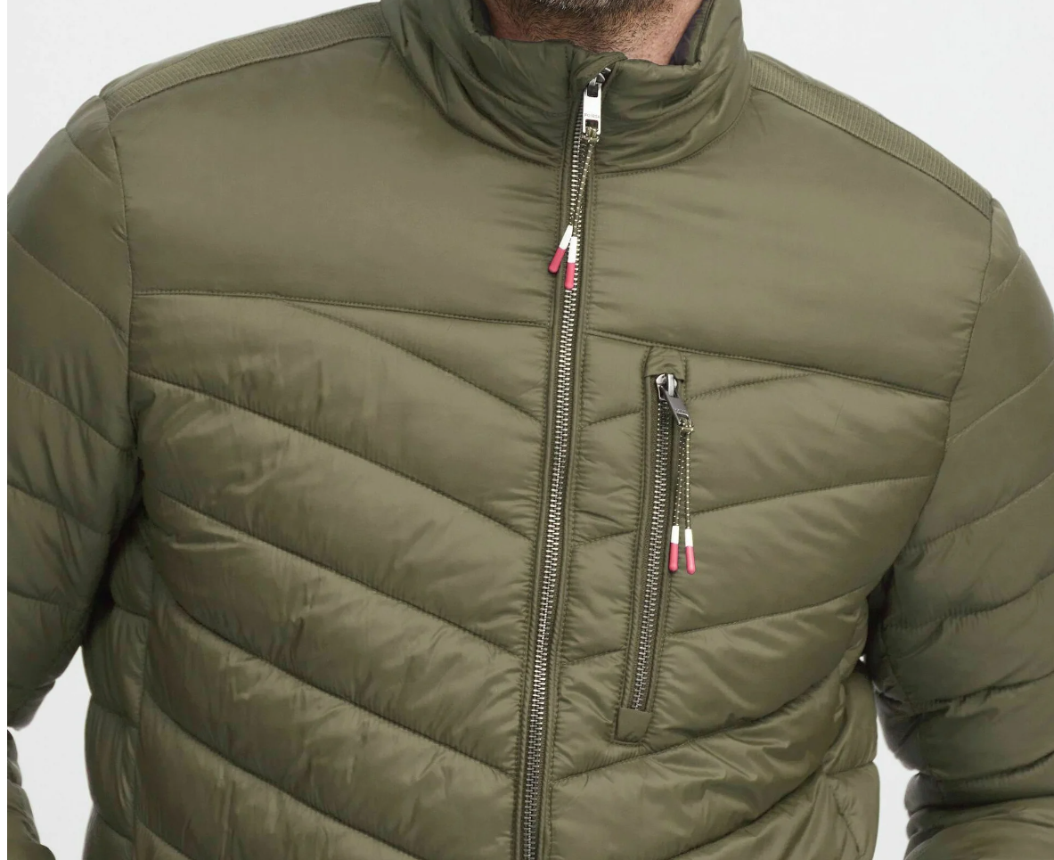 FQ1924 Jacob padded jacket in Grape Leaf