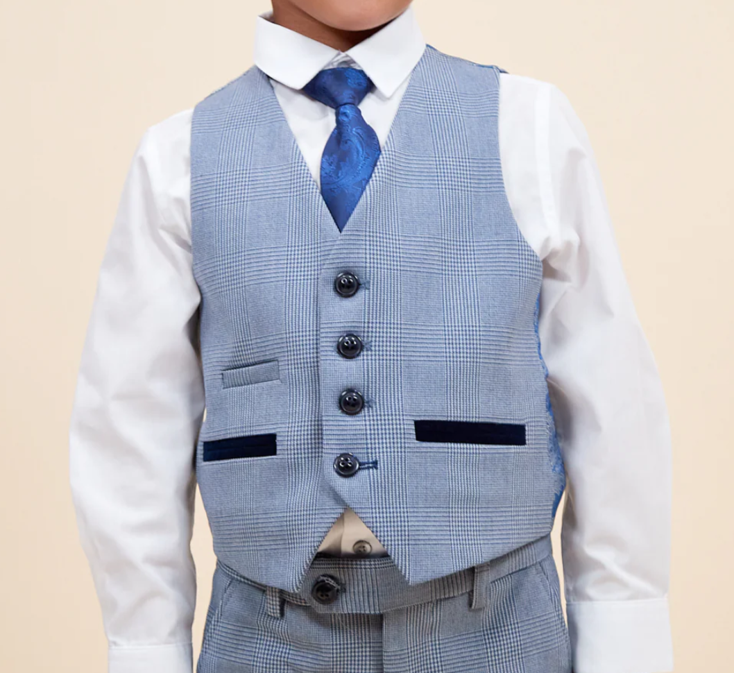 Marc Darcy Bromley Sky Blue Junior Suit