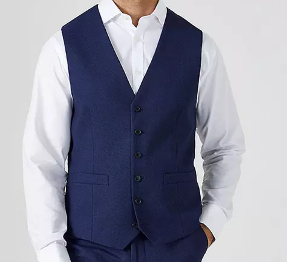 Skopes Harcourt Navy Blue Waistcoat