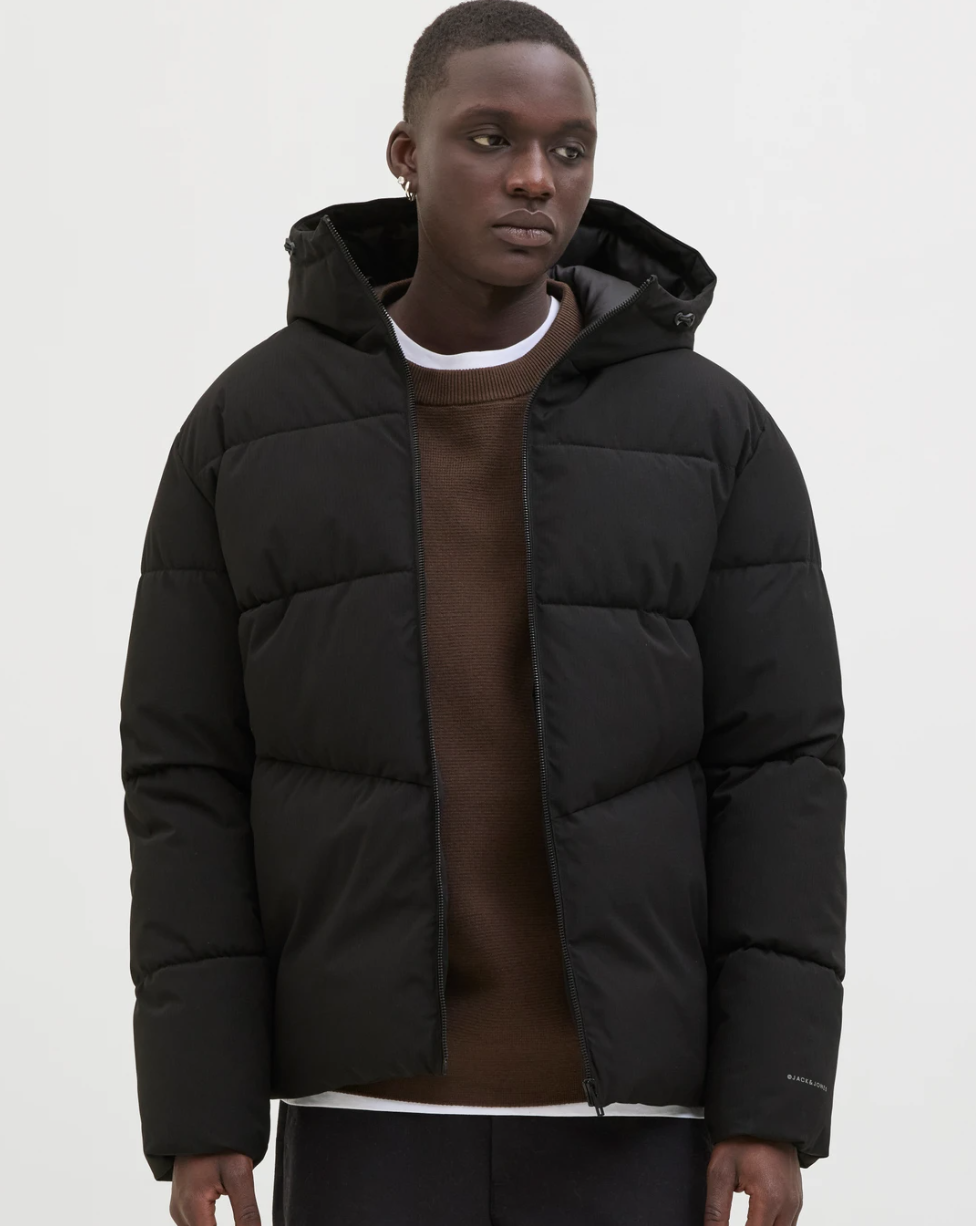 Jack & Jones Puffer Jacket Black