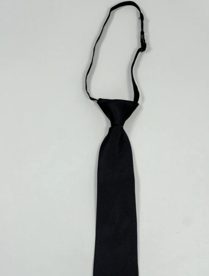 Charles Grey Black Junior tie