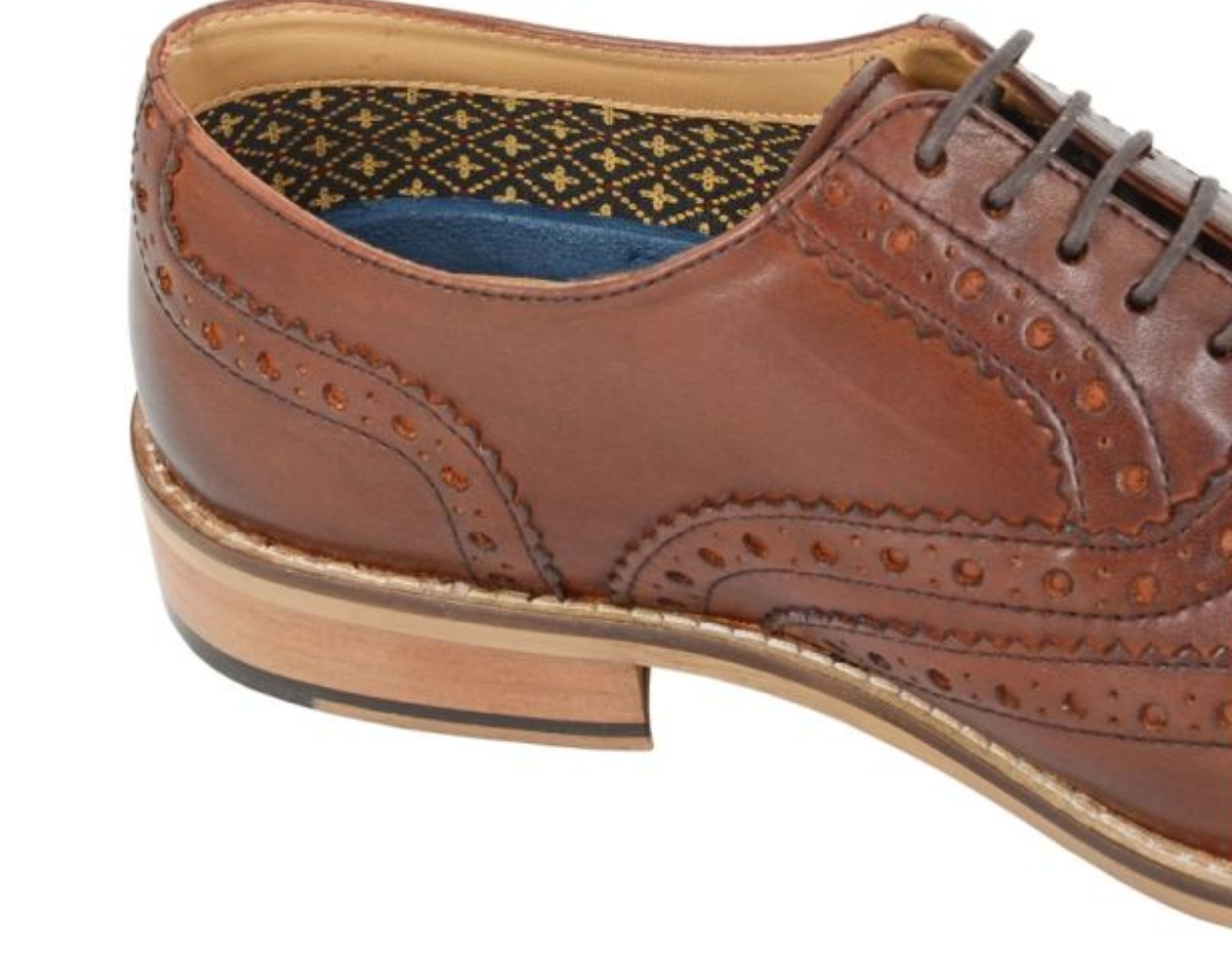 Goor Roamers Oxford Conker Brown Shoes