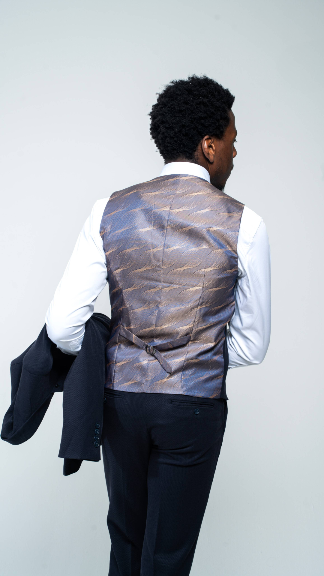 Charles Grey Sandro Navy Waistcoat