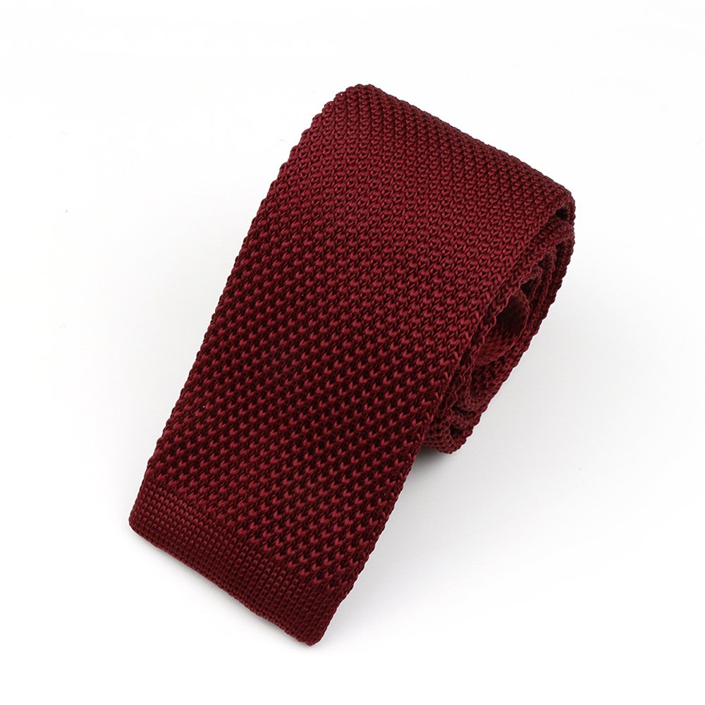 Jenson Samuel Knitted Wine Tie