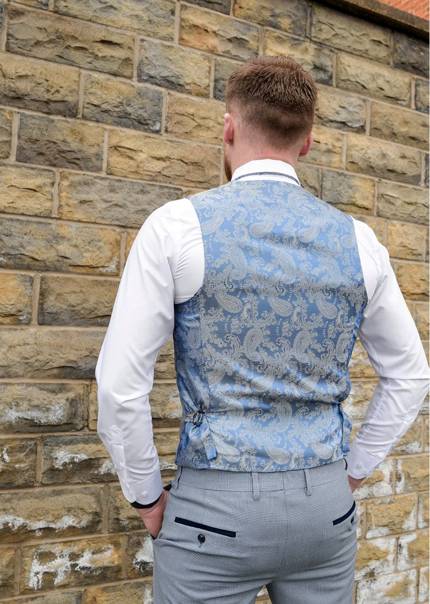 Marc Darcy Bromley Sky 3 Piece Suit