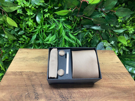 Charles Grey Champagne Tie Set