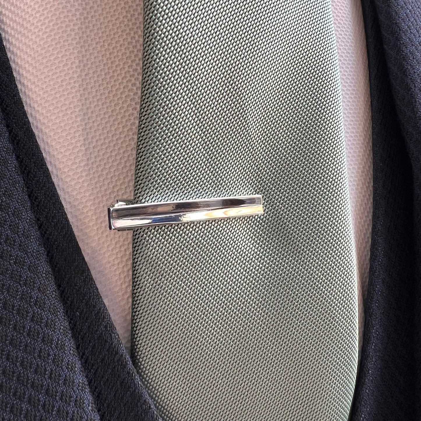 S&S Attire Short Bar Tie Clip