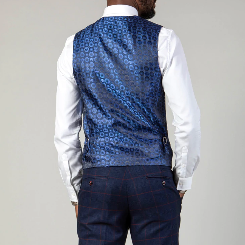 Marc Darcy Wine Edinson Waistcoat