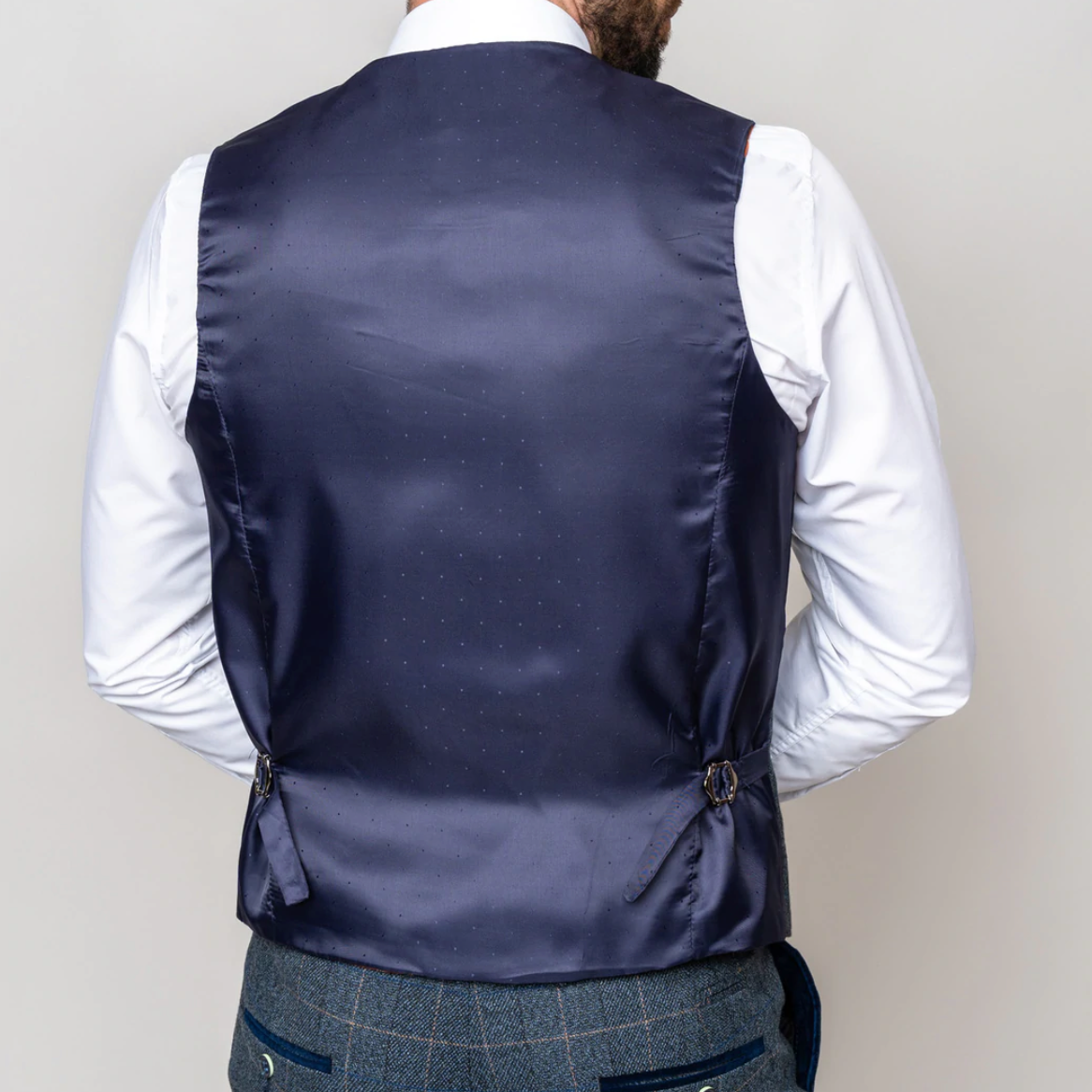 Marc Darcy Scott Blue Waistcoat