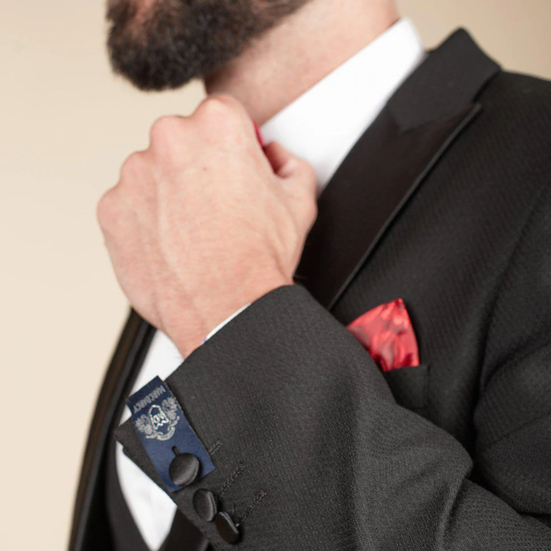 Marc Darcy Dalton Black Tuxedo Jacket