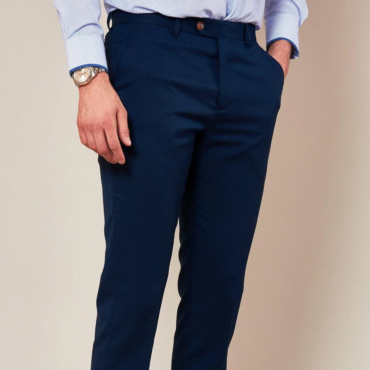 Marc Darcy Max Navy Trousers