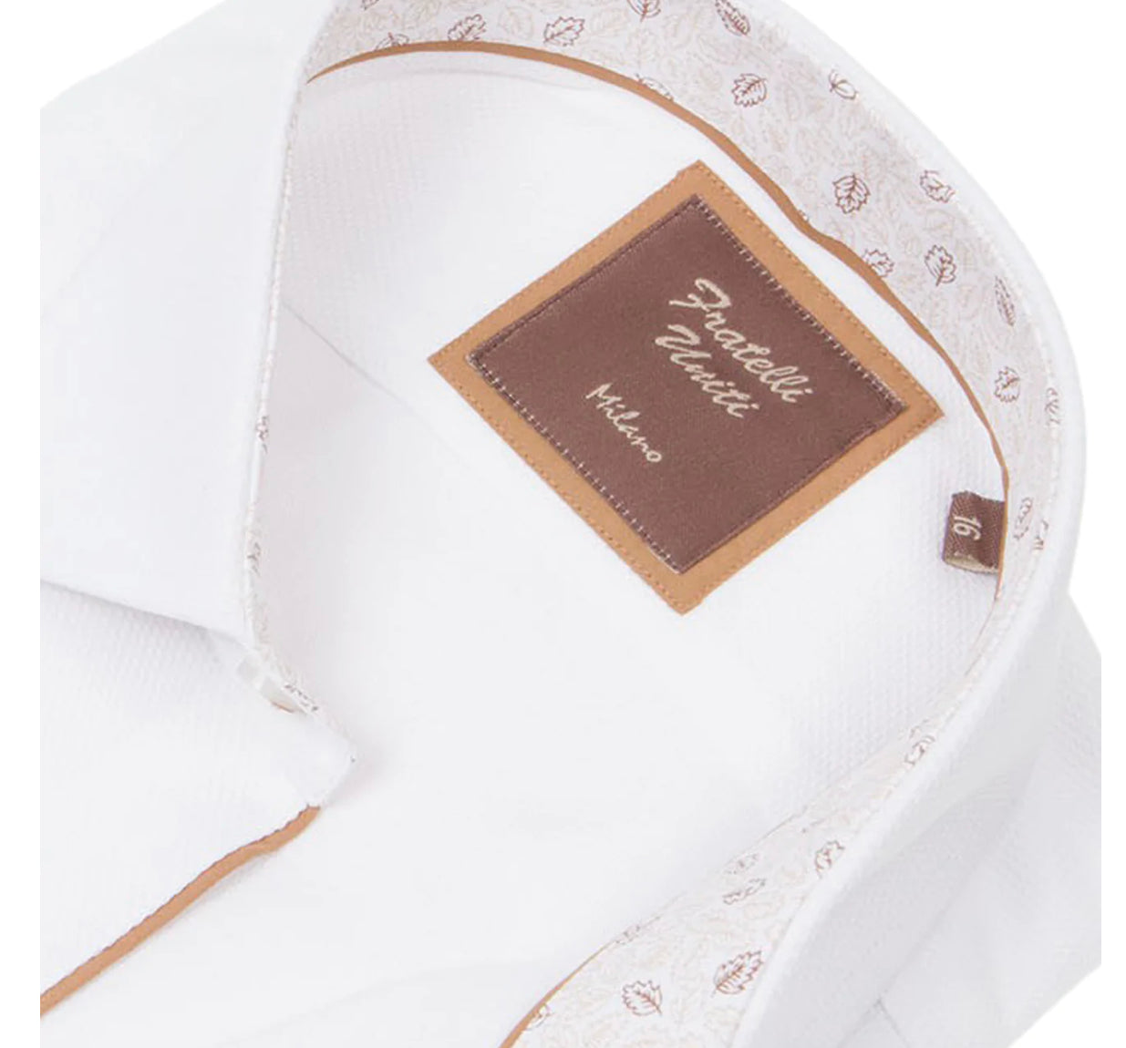 Fratelli Textured White Shirt