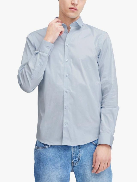 Casual Friday Palle Slim fit Shirt in Pale Blue