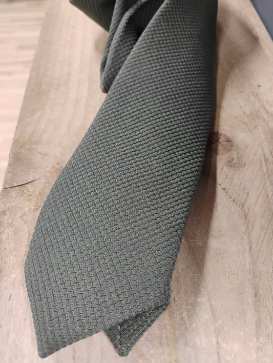 Knitted Olive Green tie