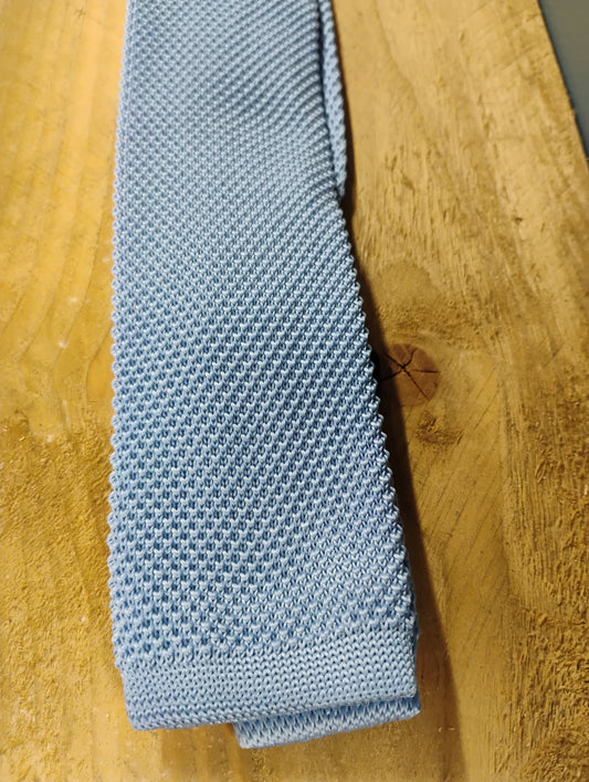 Knitted Baby Blue tie