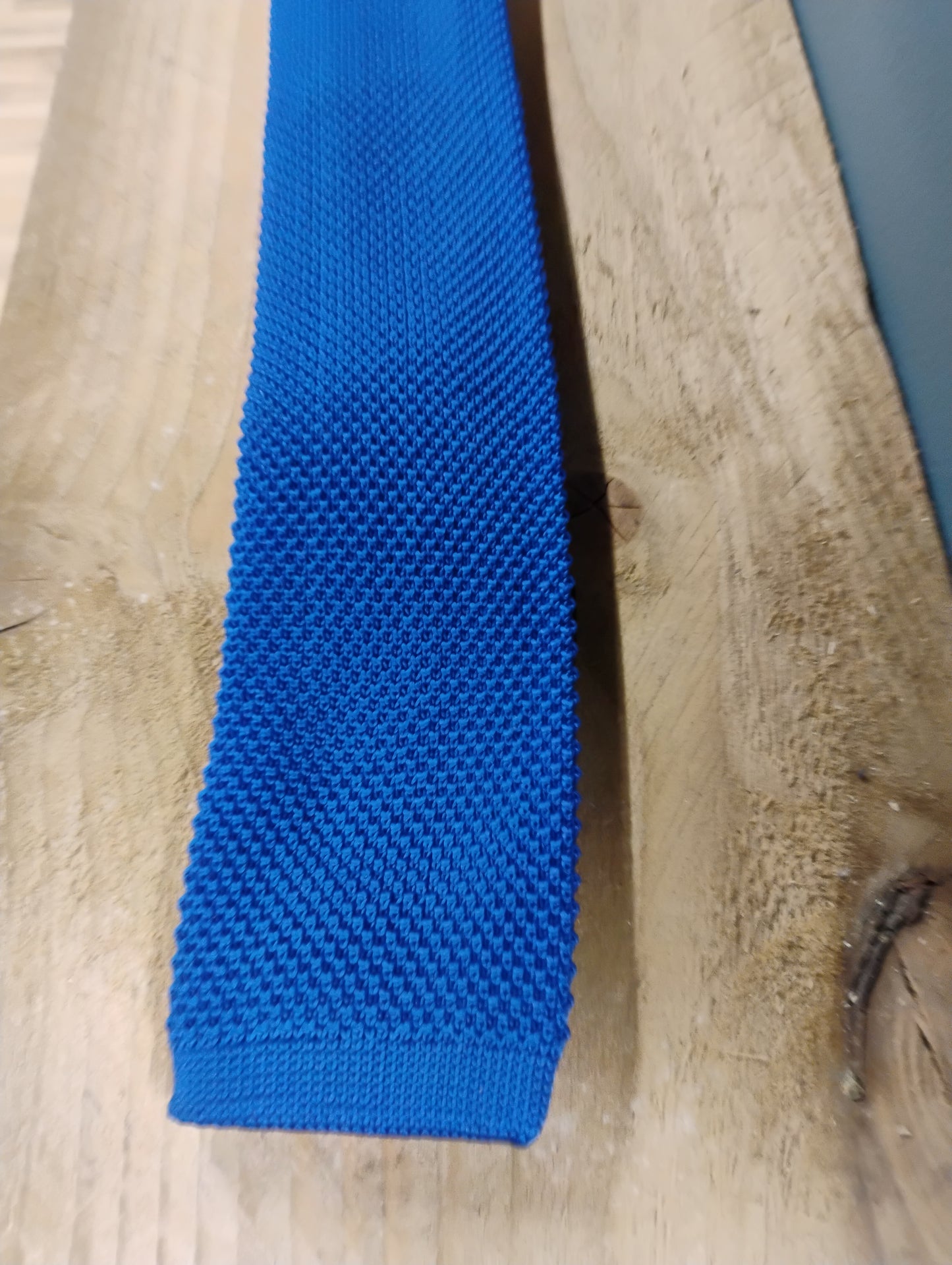 Knitted Royal Blue tie