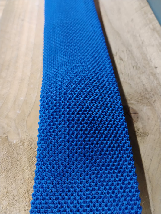 Knitted Royal Blue tie