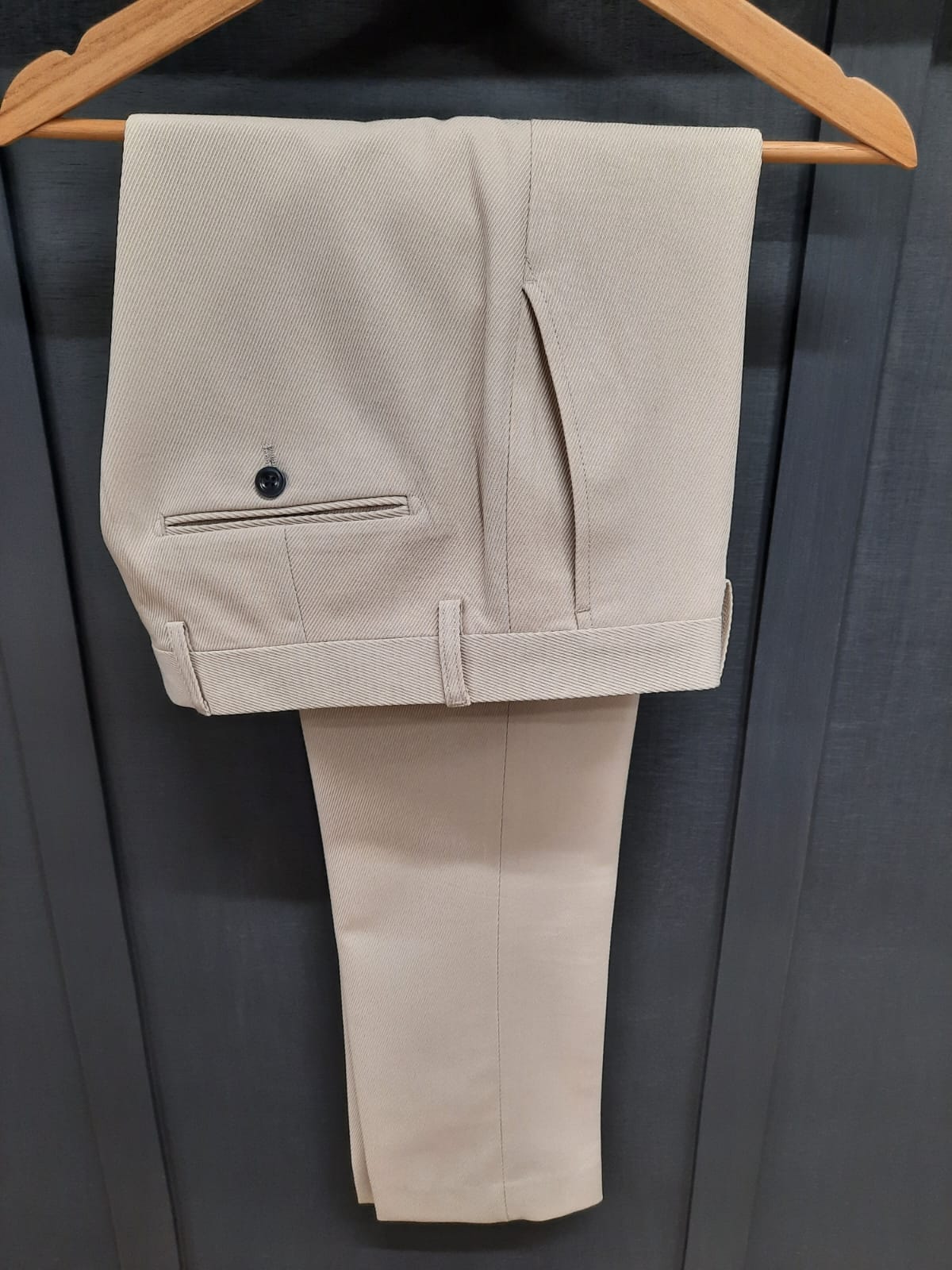 Sandro Beige Trousers by Charles Grey