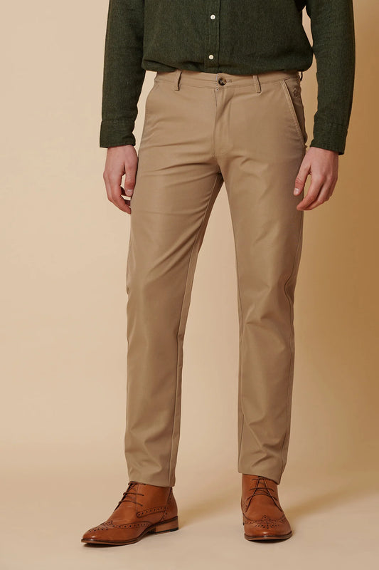 Marc Darcy Enzo Chino Trousers in Sand