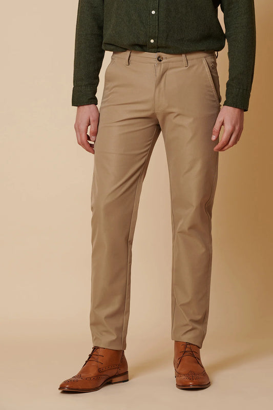 Beige Enzo Chinos by Marc Darcy