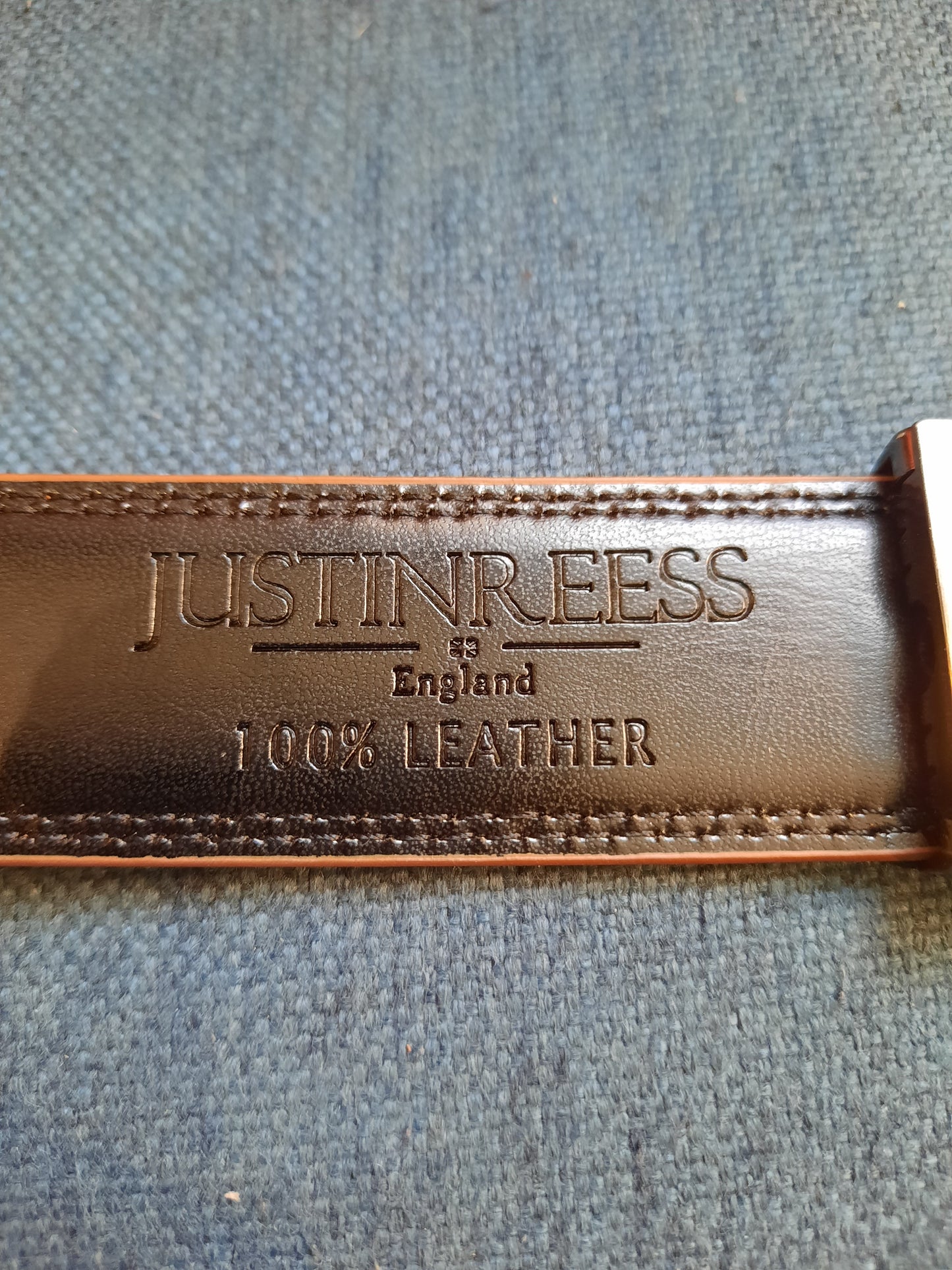 Justin Reess reversible leather belt