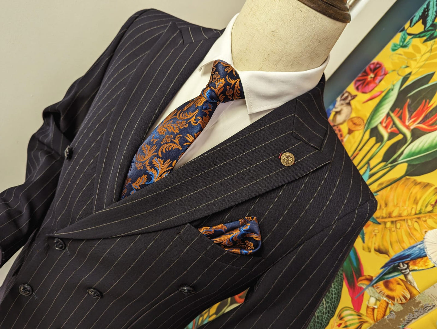Marc Darcy Rocco Navy Double Breasted Jacket
