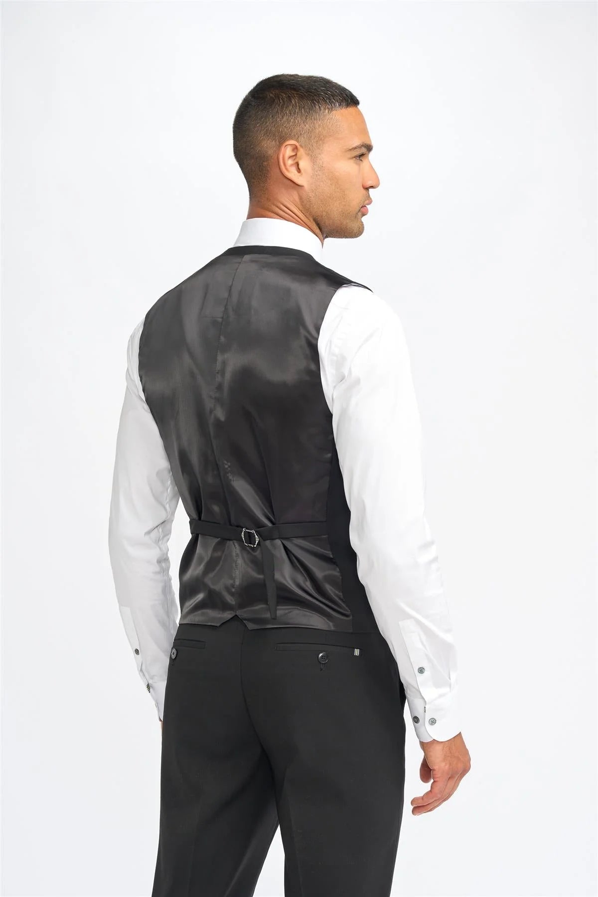 Cavani Malibu Black Waistcoat