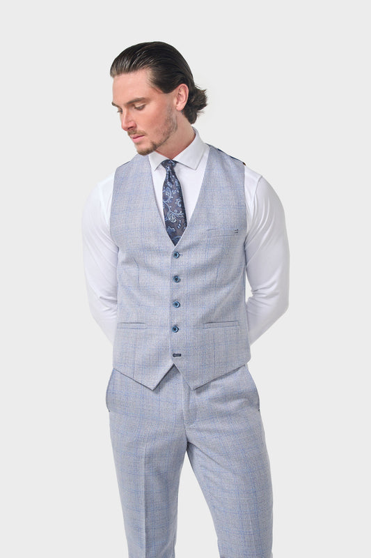 Cavani Caridi Sky Waistcoat
