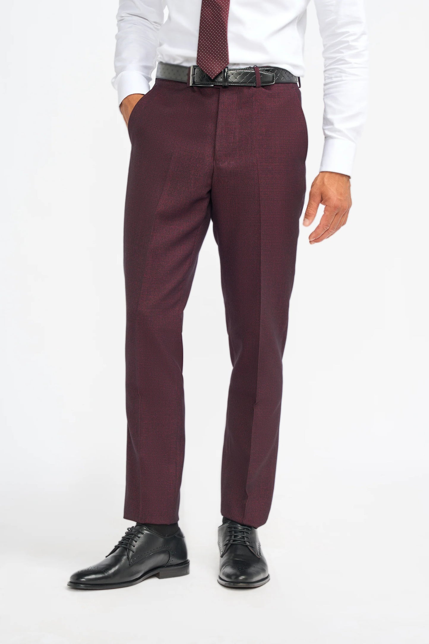 Cavani Caridi Wine Trousers