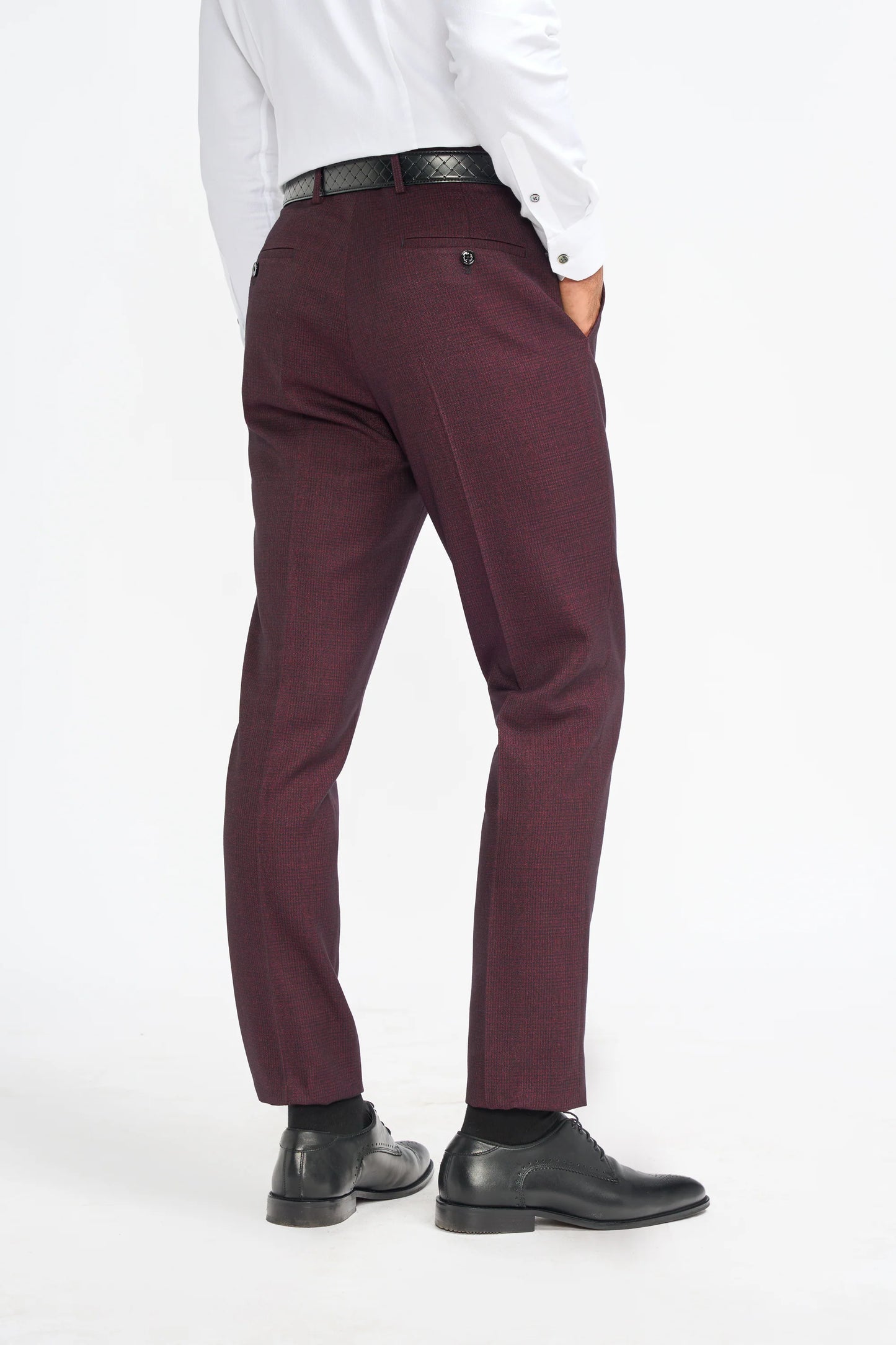 Cavani Caridi Wine Trousers