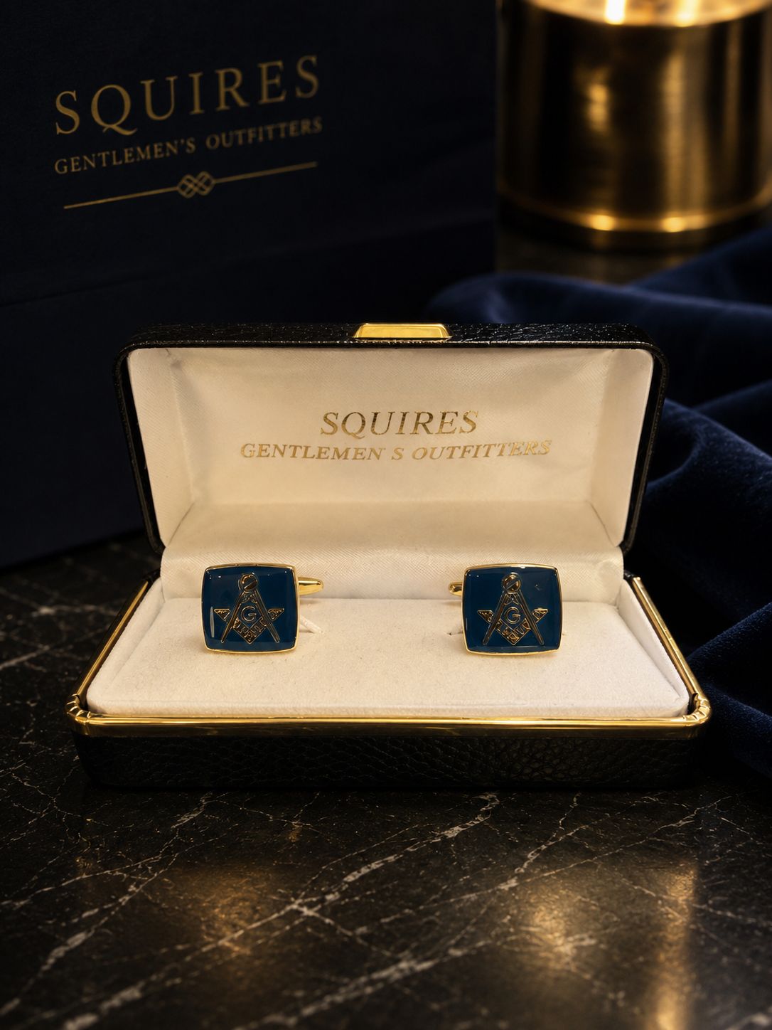 Masonic Blue G Cufflinks