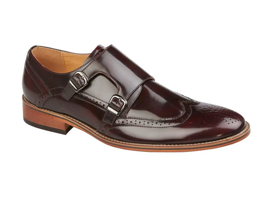 Goor Oxblood Brogue Shoes - Buckle