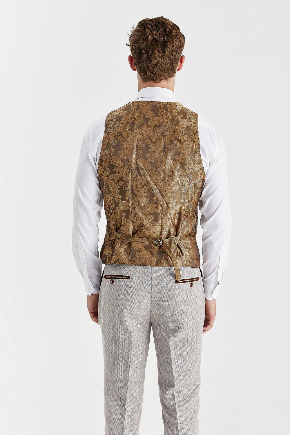 Paul Andrew- Leo Beige Waistcoat