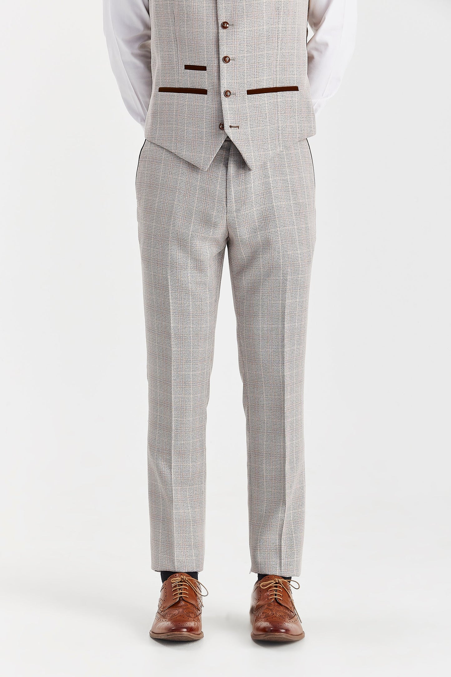 Paul Andrew- Leo Beige Trousers