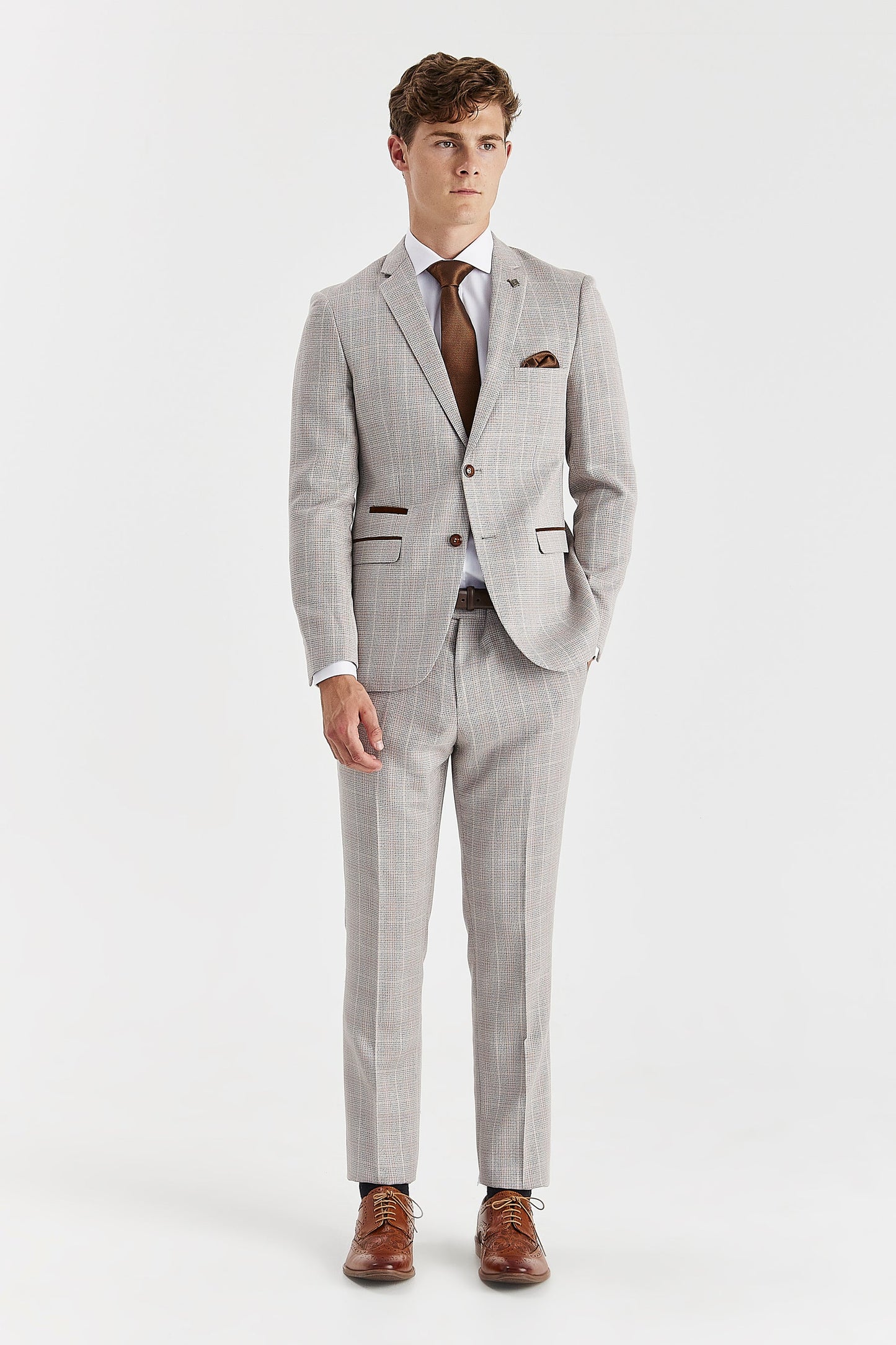 Paul Andrew- Leo Beige Trousers